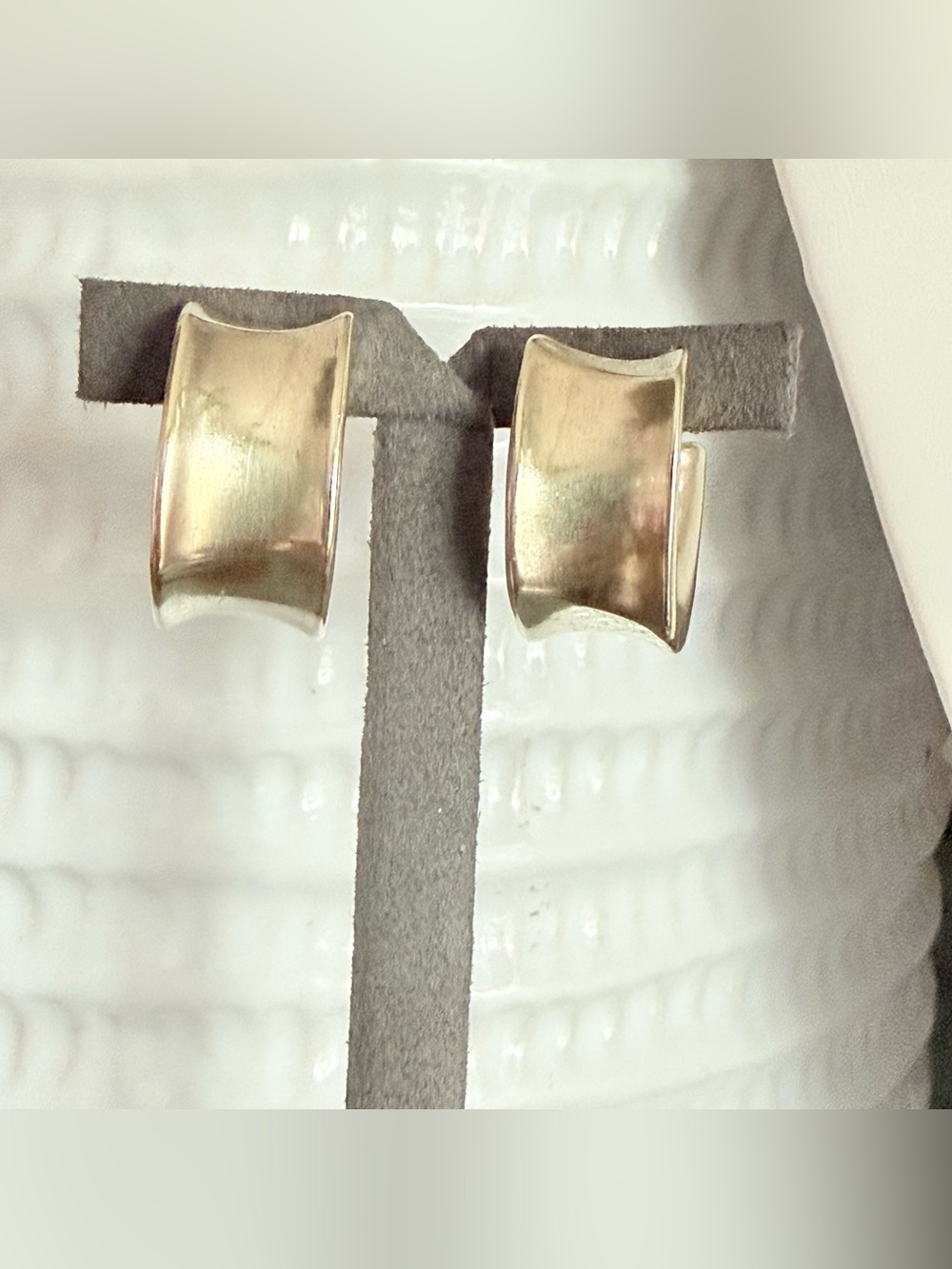 SSD Simon Sebbag 925 Sterling Silver Wide Hoop Earrings - Picture 3 of 11